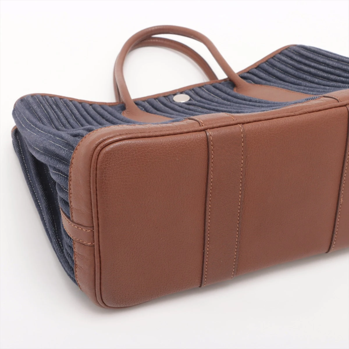 エルメス ガーデンパーティ30 TPM トワルデニムカヌレ×ブッフル