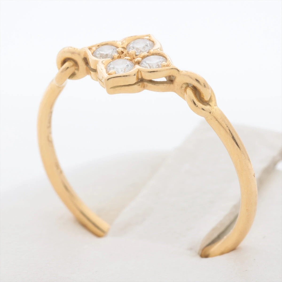 Cartier リング ヒンドゥ サイズ47 750 ダイヤ カルティエ ヒンドゥ ダイヤ リング 750(YG) 1.4g 52 A3022313