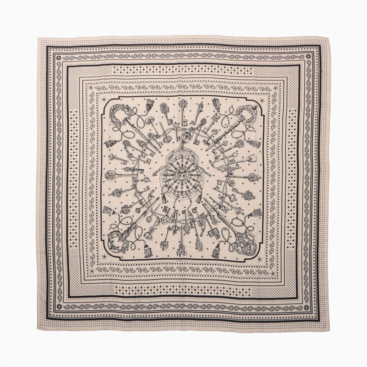 HERMES カシシル エルメス 鍵 Les Cles Bandana HERMES カシシル エルメス 鍵 Les Cles Bandana (HERMES