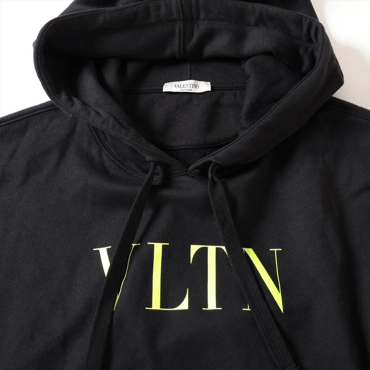 ヴァレンティノ VLTNロゴ コットン×ナイロン パーカー L メンズ 