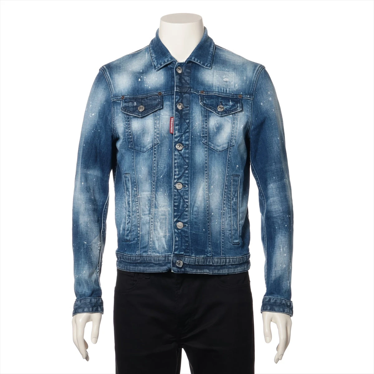 【土日限定価格】DSQUARED2 ダメージデニムジャケット 48 土日限定価格】DSQUARED2 ダメージデニムジャケット 48 Dsquared2