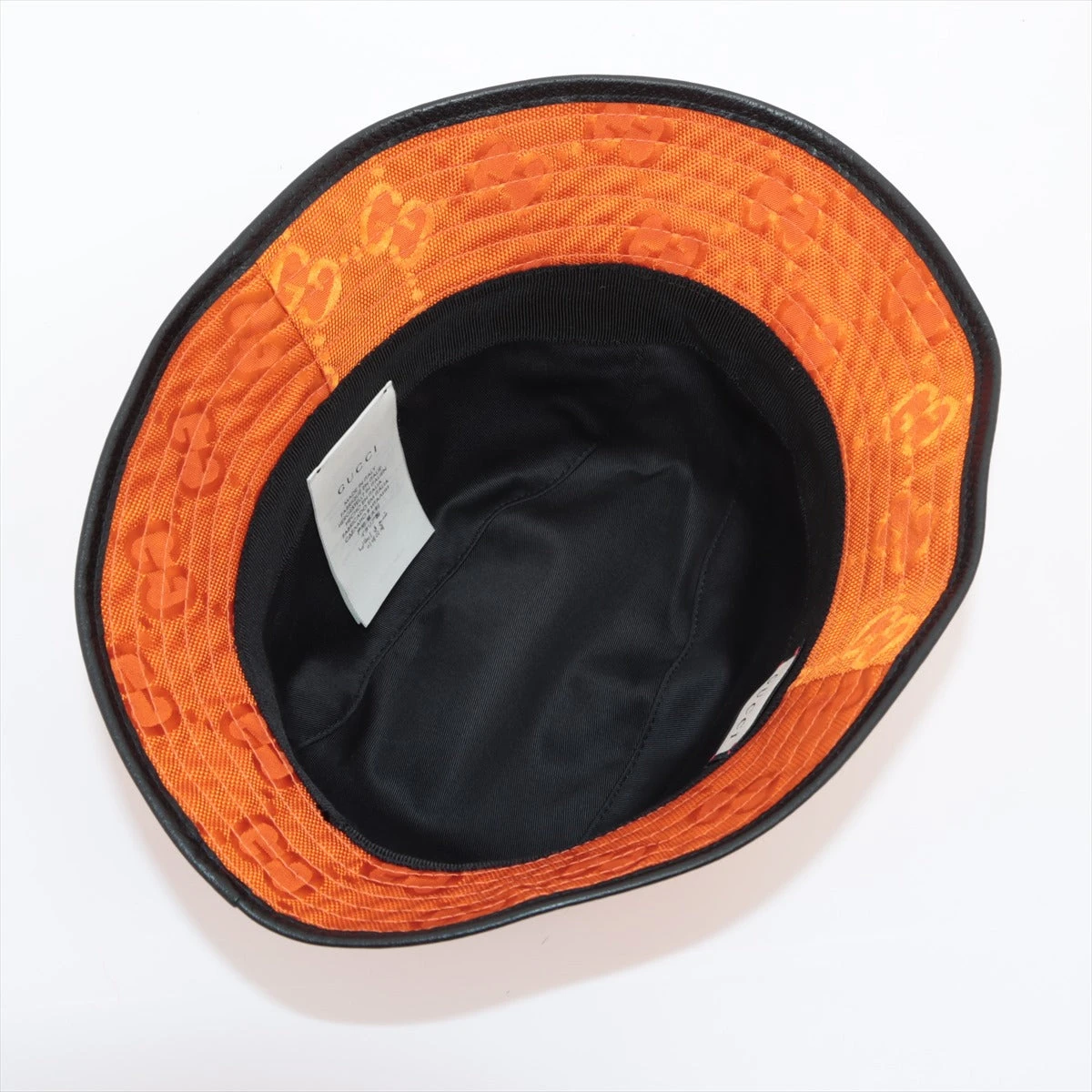 グッチ 627115 オフザグリッド ハット L59cm コットン×レーヨン  