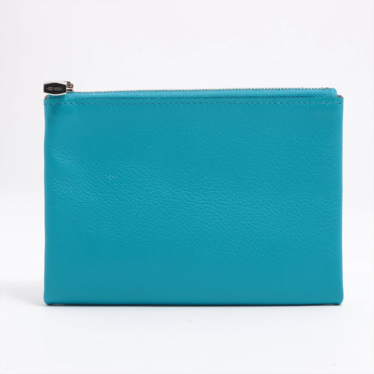 HERMES アトゥーPM エルメス アトゥーPM エバーカラー ポーチ ブルー シルバー金具