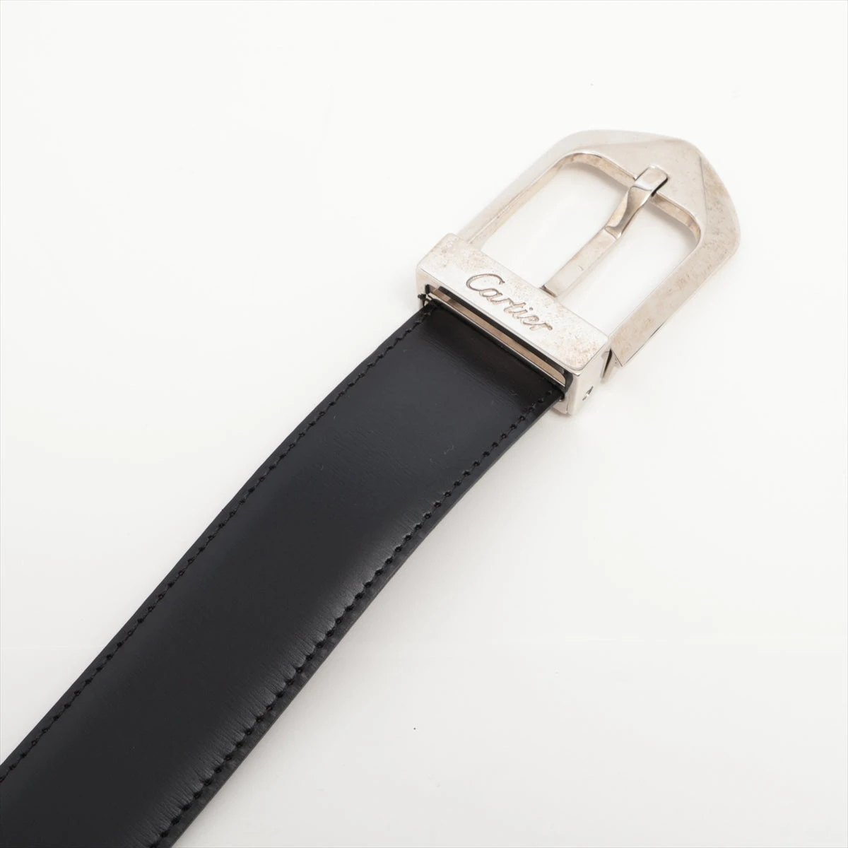 カルティエ ベルト レザー ブラック A3055334｜中古ブランド品