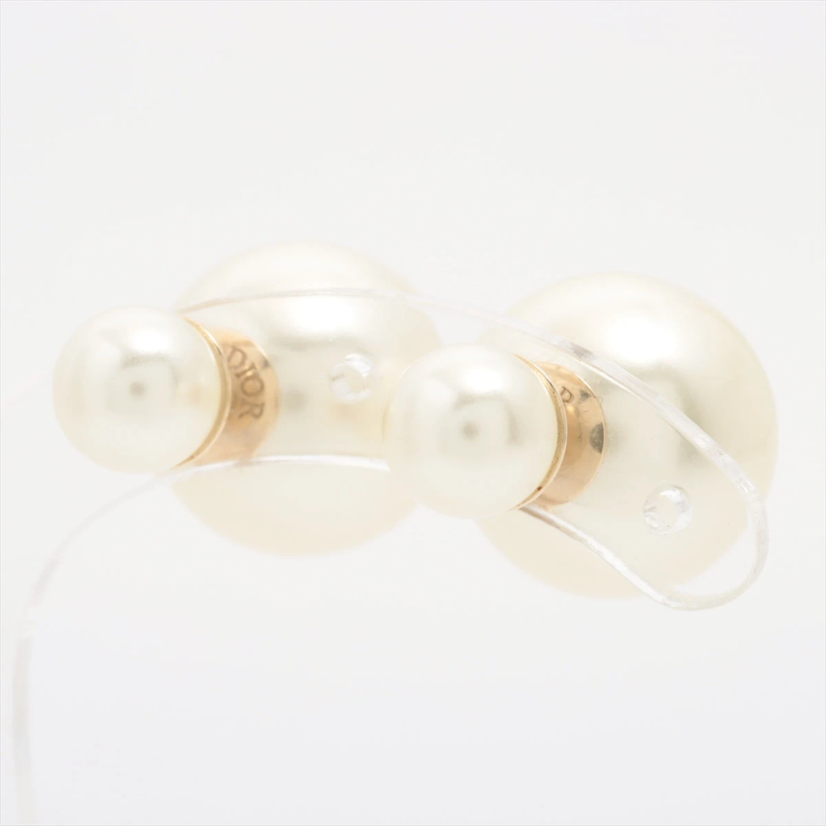 【美品】ディオール トライバル パール ゴールド ピアス 両耳 ディオール Dior Tribales ディオール トライバル ピアス(両耳用