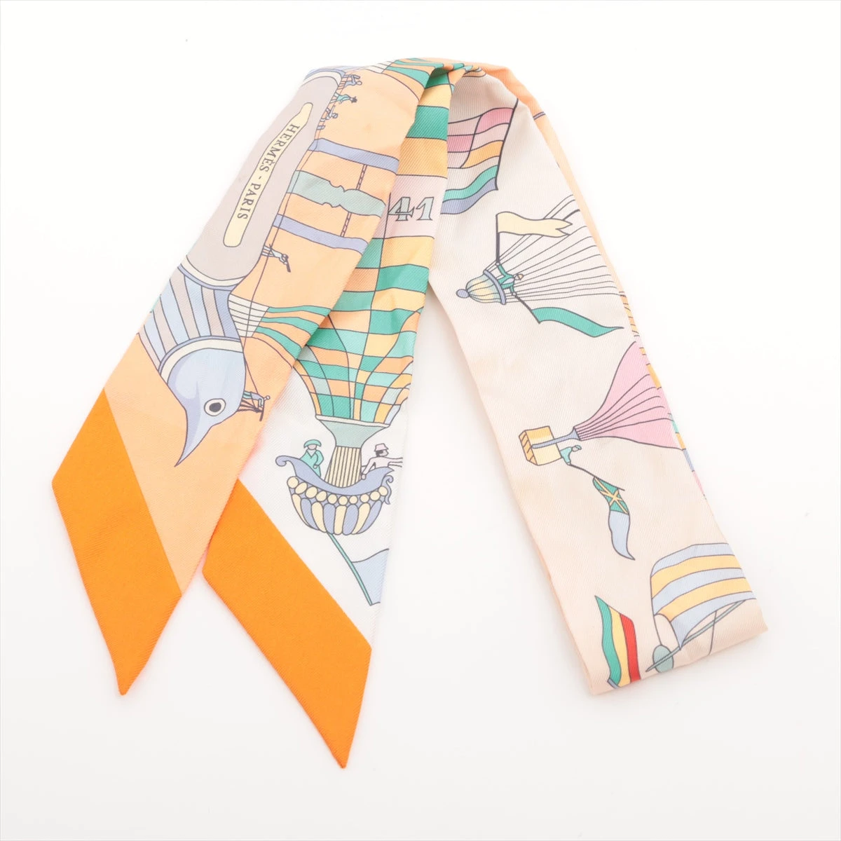 HERMES エルメス ツイリー 大空の狂気 ライトパープル HERMES エルメス ツイリー 大空の狂気 ライトパープル