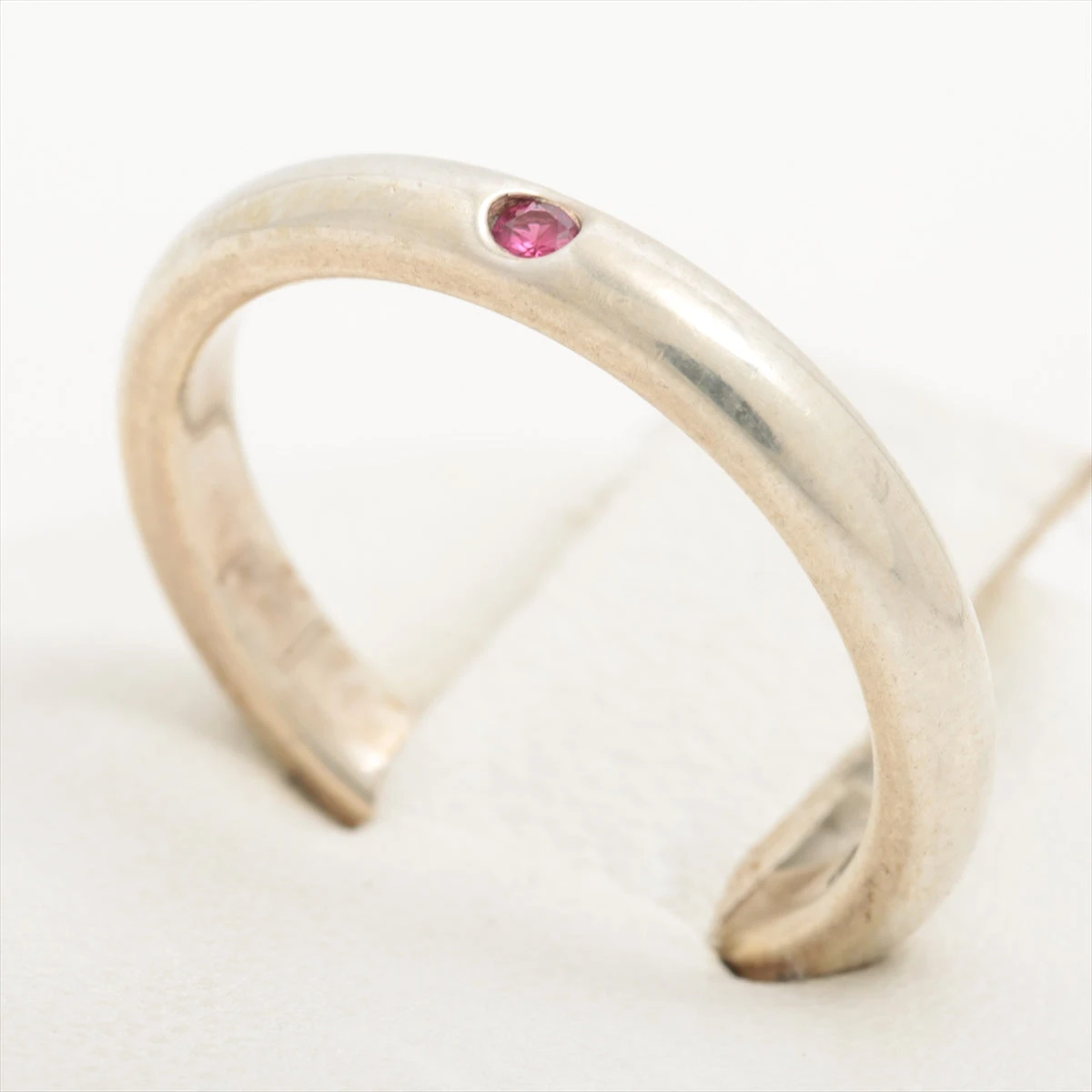 ティファニー スタッキング バンド ルビー リング 11.5号 925 シルバー