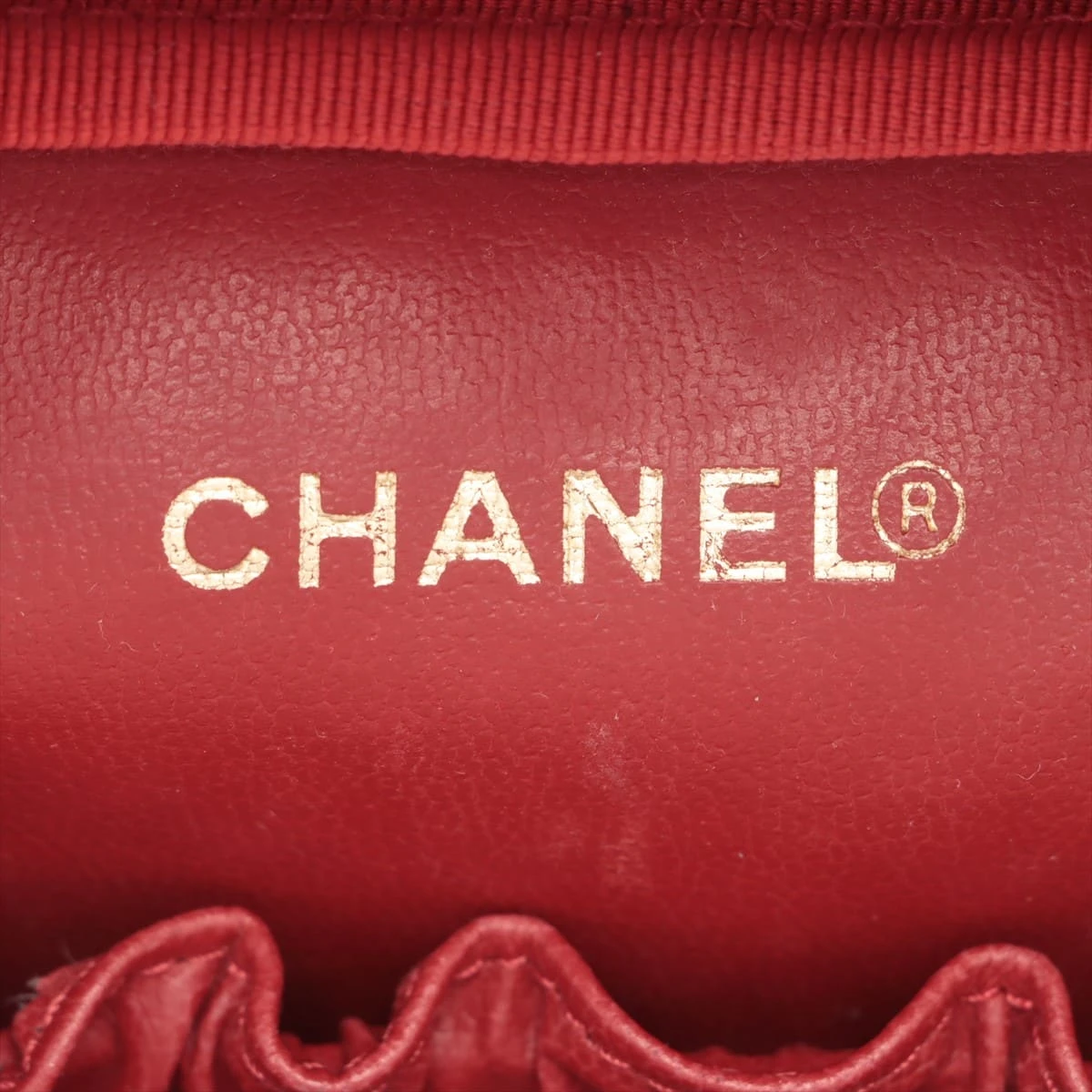 CHANEL⭐︎バニティ赤⭐︎キャビアスキン 希少】CHANEL シャネル バニティバッグ キャビアスキン ココ