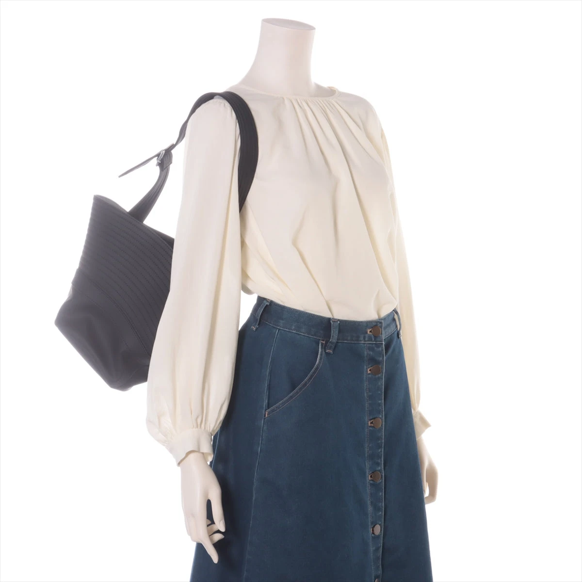 さ*る様 MM6 バケットハット ラバー ショルダーバッグ ブラック エムエムシックス メゾン マルジェラ MM6 Maison Margiela MM6