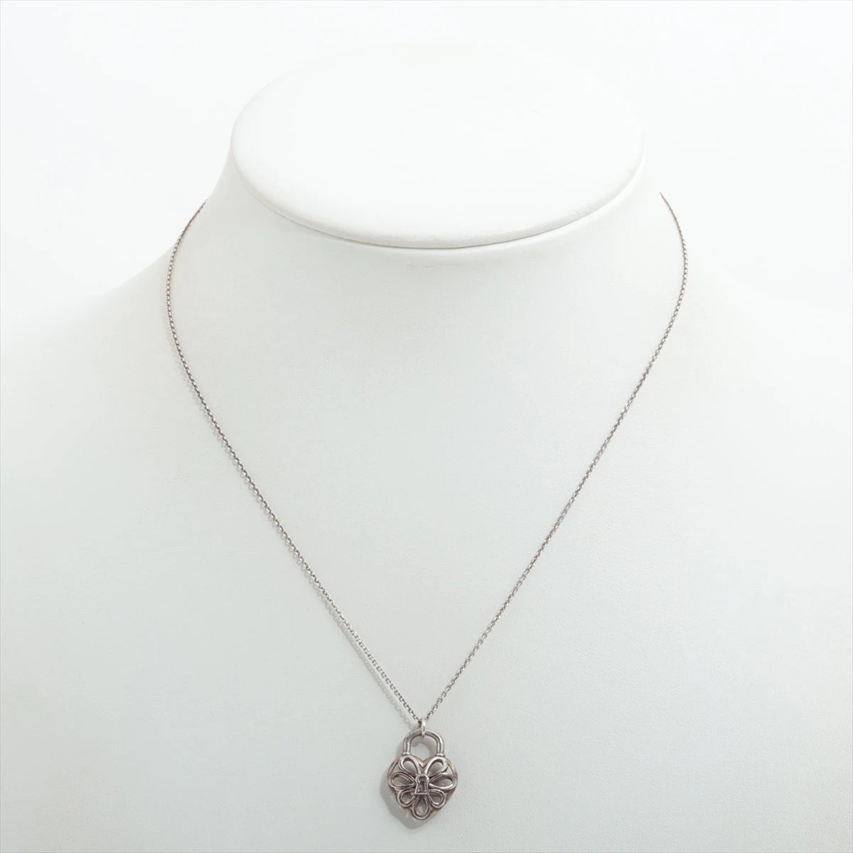 ティファニー フィリグリーハートキー ネックレス 925 2.5g シルバー