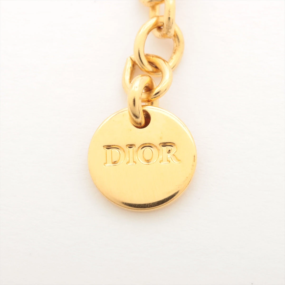 ◇ディオール◇CDロゴ/ブレスレット/GP×フェイクパール/ゴールド/ブランド Dior ディオール フェイクパール ブレスレット GP レディース