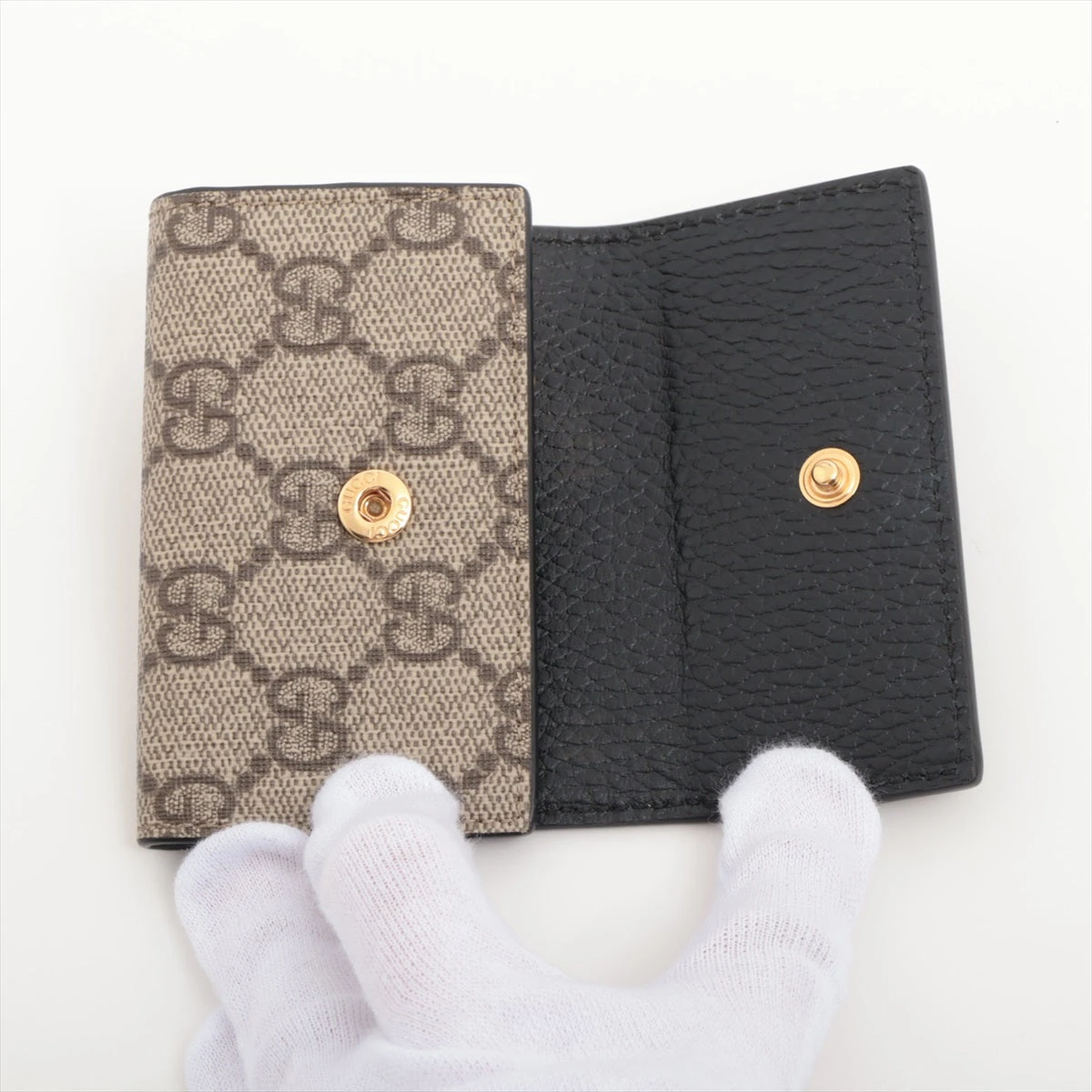 〔GGマーモント〕 レザー キーケース　本物 すぐ届く【GUCCI】GGマーモント レザー キーケース (GUCCI/キー