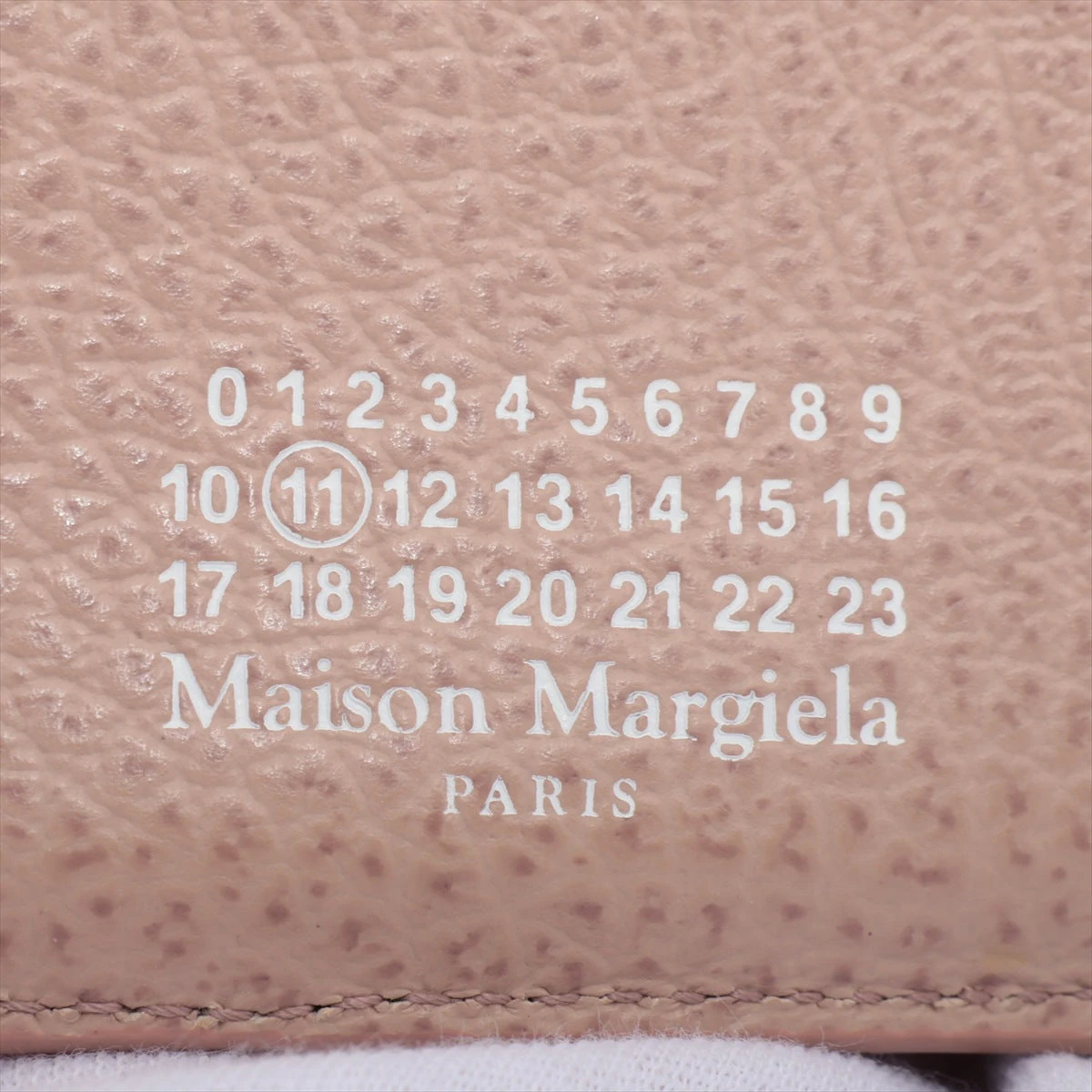 メゾンマルジェラ 4ステッチ レザー コンパクトウォレット