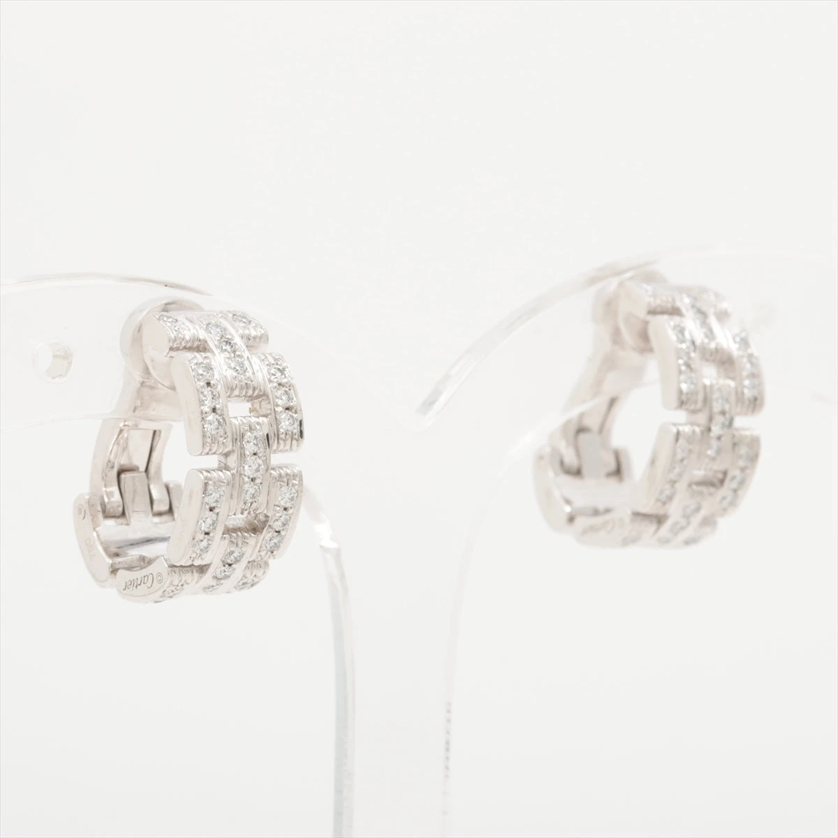 ⚪︎Cartier マイヨンパンテール ダイヤ ピアス YG750 7.2g