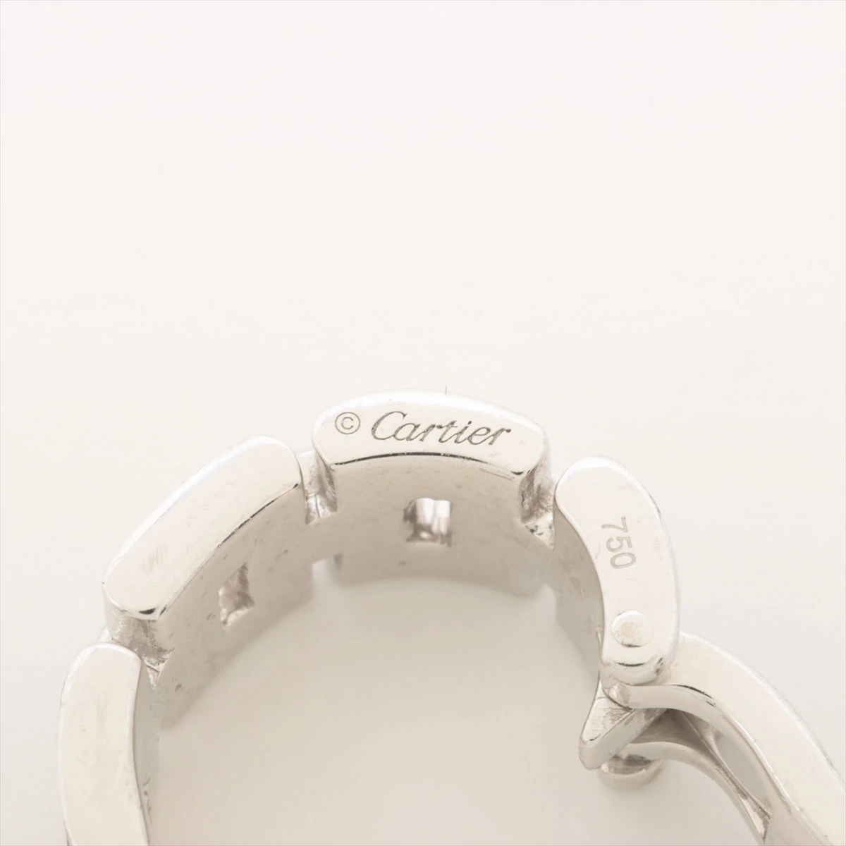 カルティエ マイヨンパンテール ダイヤ ピアス 750(WG) 12.4g