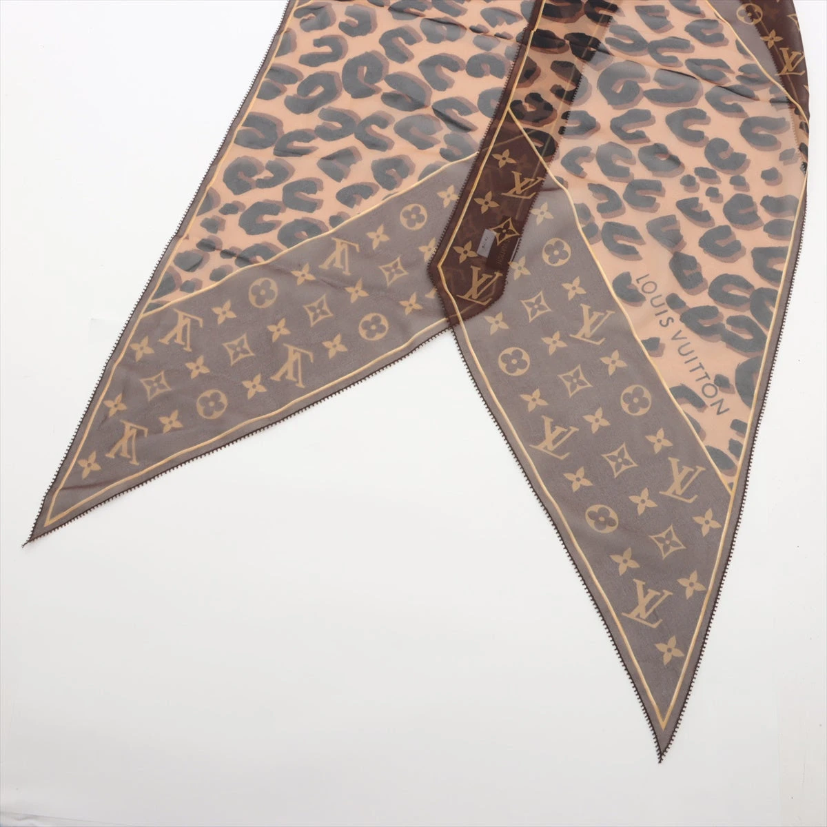 LOUIS VUITTON モノグラム シルク ストール aq11961 LOUIS VUITTON