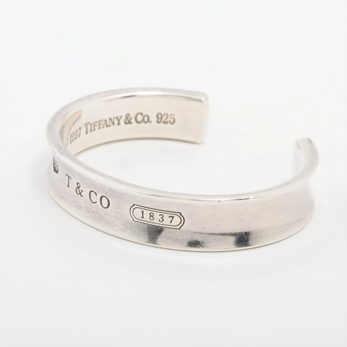 美品　Tiffany　1837　ナロー　バングル　ブレスレット　シルバー　925 楽天市場】Tiffany&Co. ティファニー1837ナローカフブレスレット