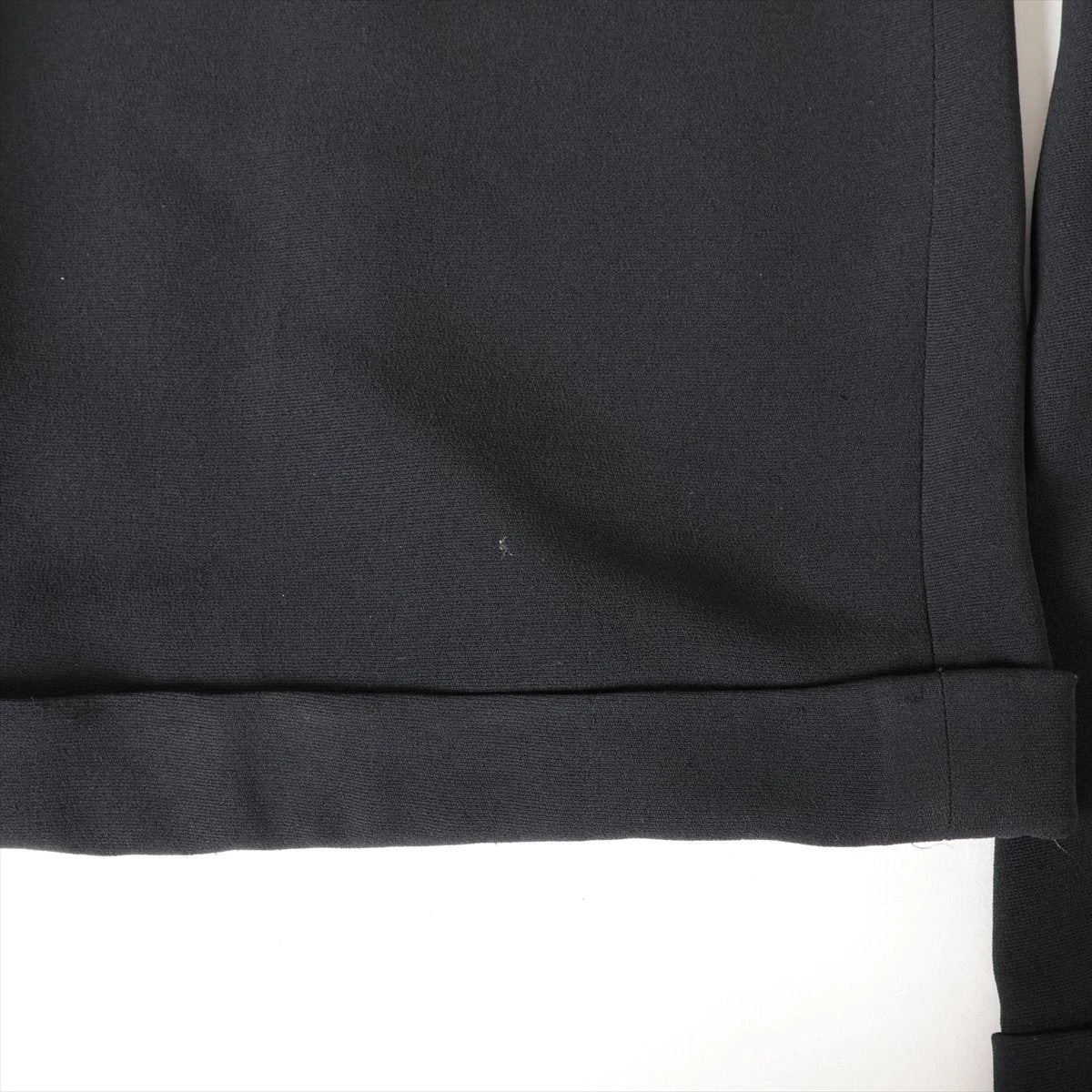 エルメス マルジェラ期 シルク パンツ 40 レディース ブラック 裾補修