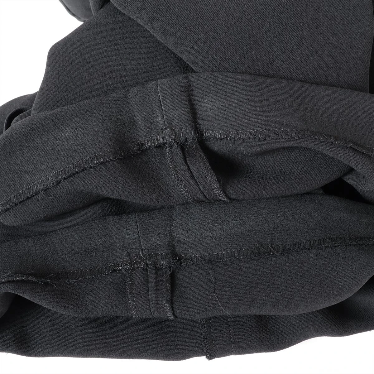 エルメス マルジェラ期 シルク パンツ 40 レディース ブラック 裾補修