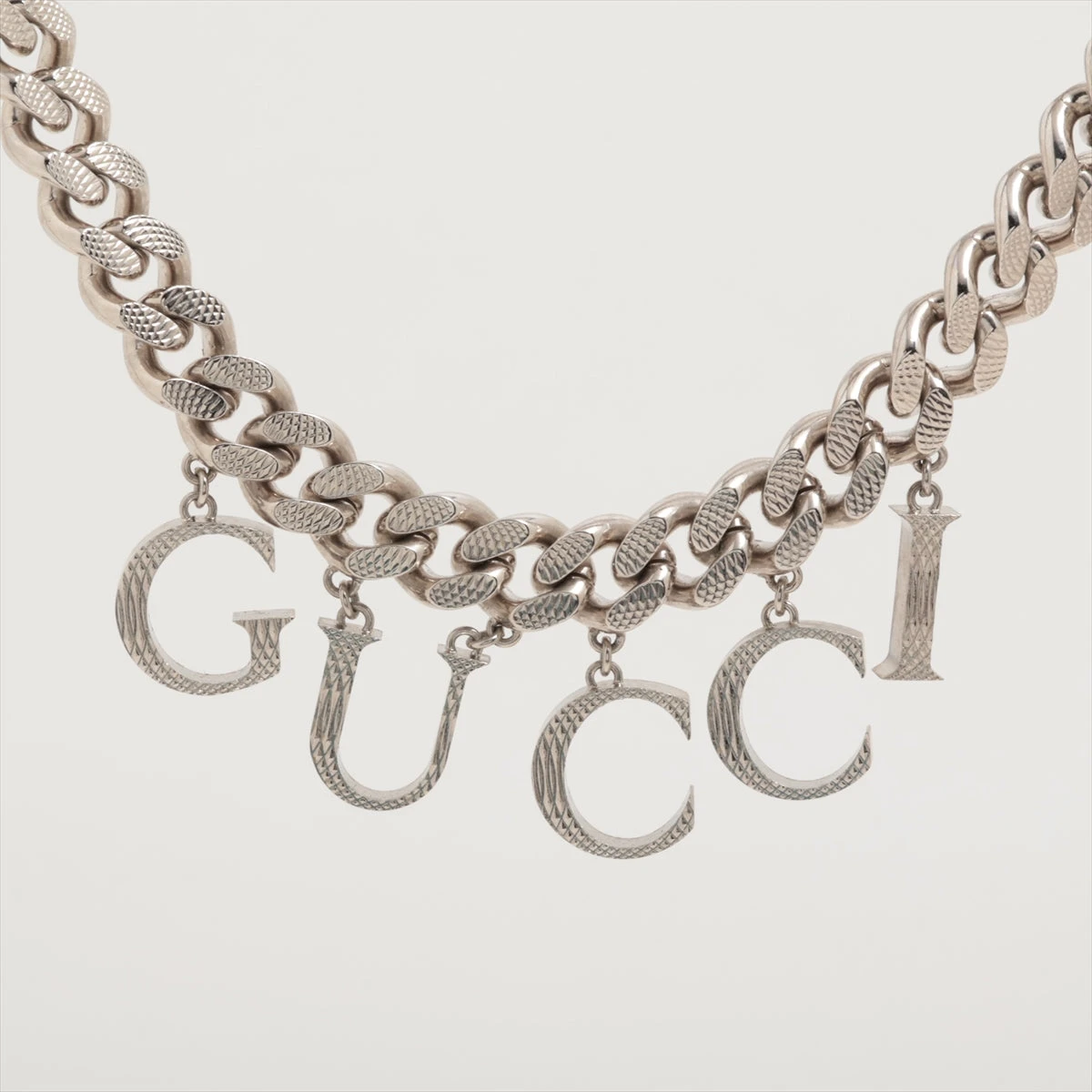 グッチ クリプト ネックレス GP シルバー チョーカー A3059493
