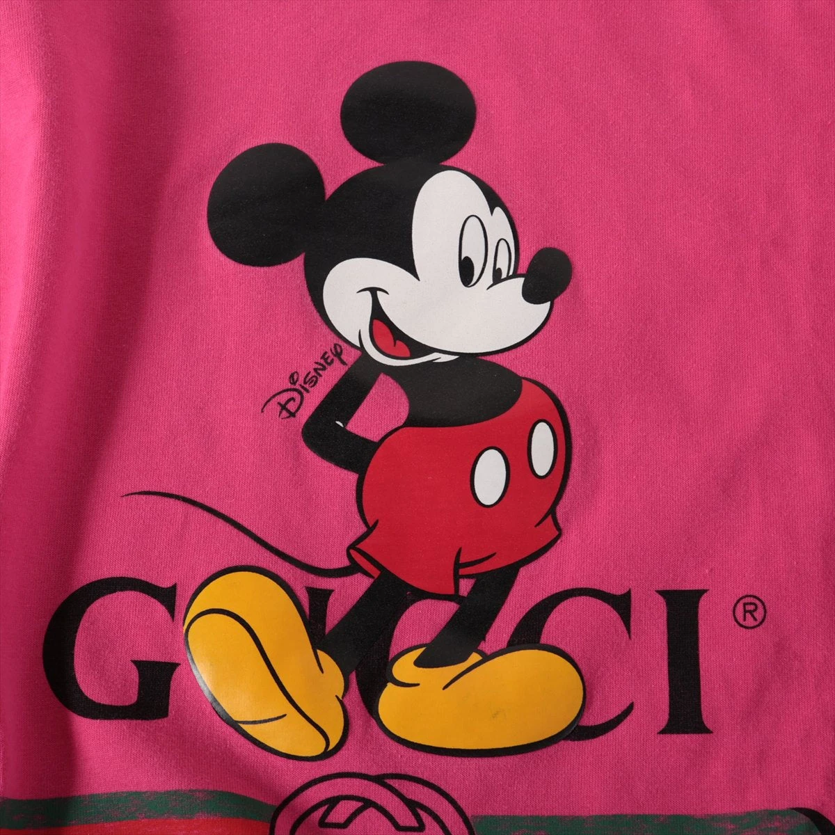 GUCCI × Disney ミッキーマウス Tシャツ ピンク 100% Authentic GUCCI x Disney Micky Mouse Pink Cotton T