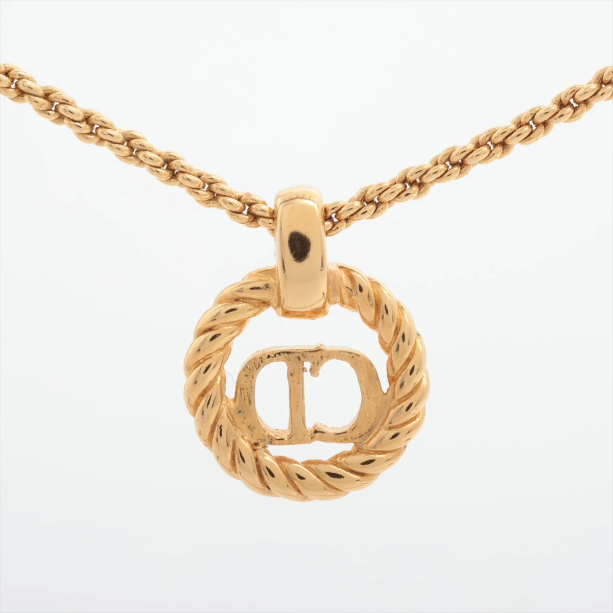 Christian Dior CDロゴ ゴールド ネックレス ピアスセット 【公式通販】