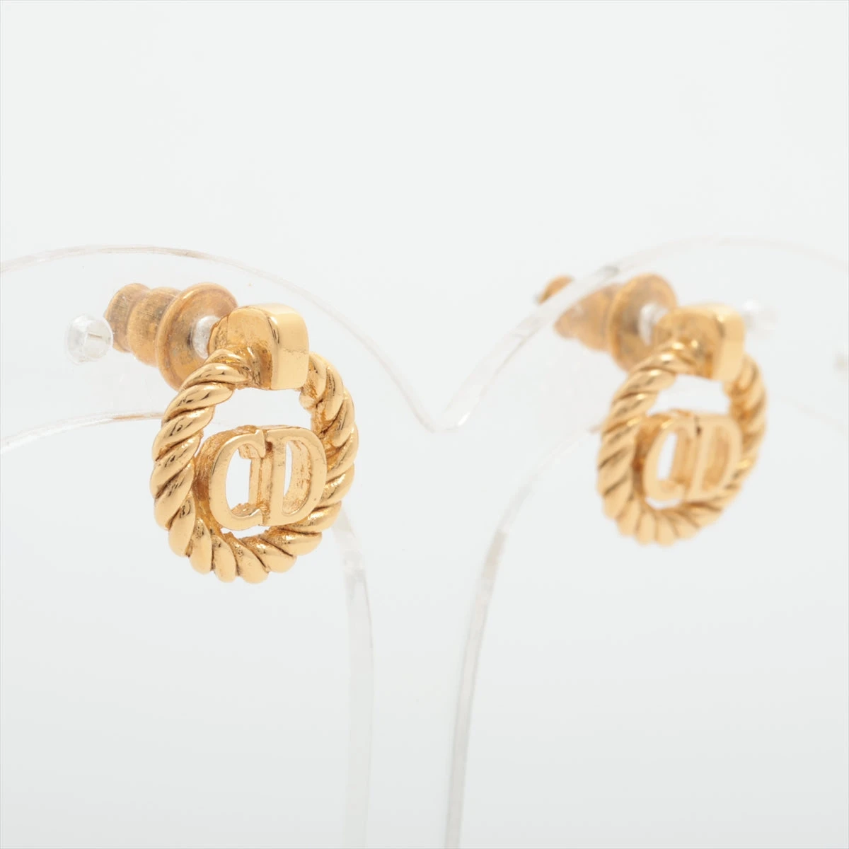 Christian Dior CDロゴ ゴールド ネックレス ピアスセット 【公式通販】