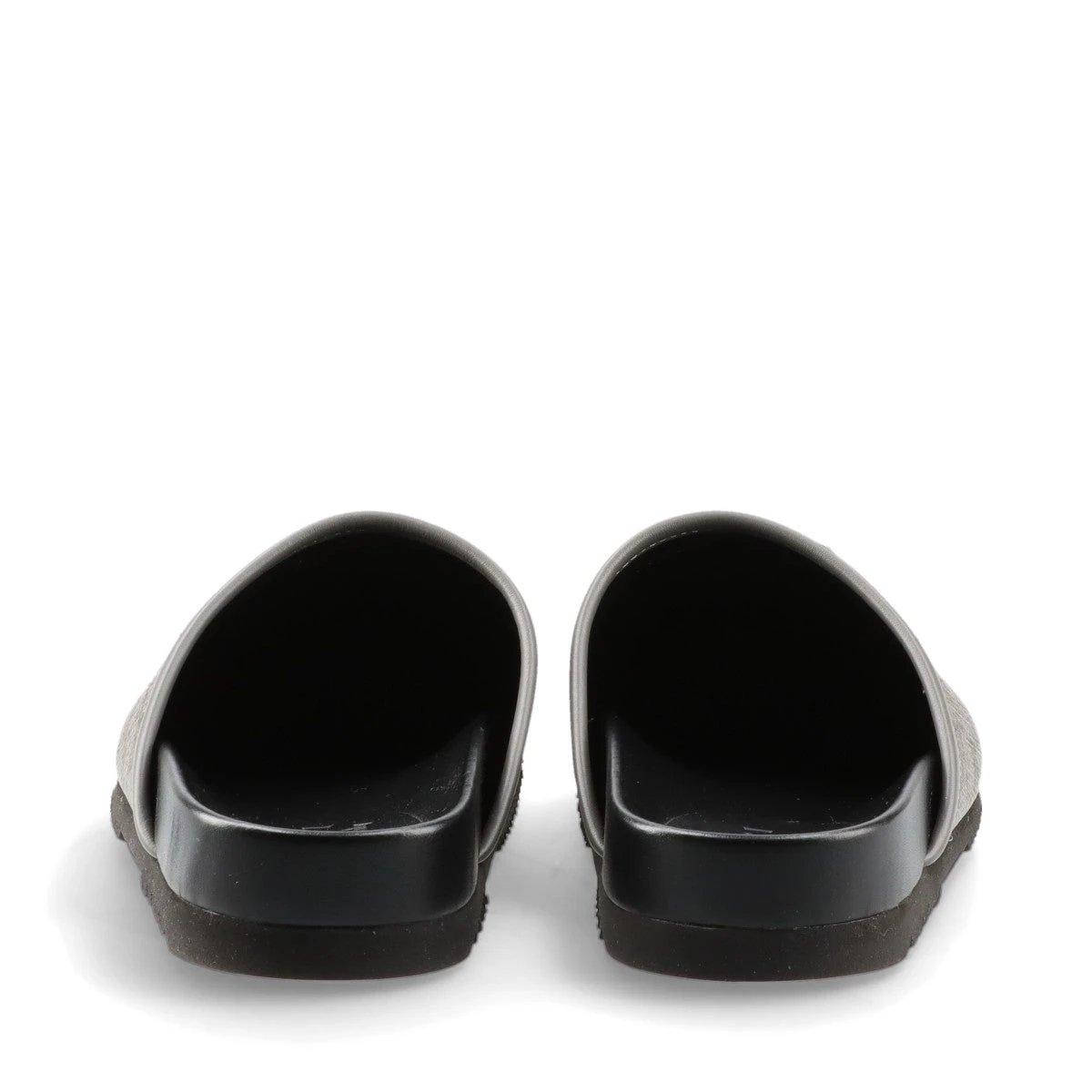 【関税込み】GG スプリーム ホースビット ミュール グッチ ホースビット 24SS PVC×レザー ミュール 7 ユニセックス