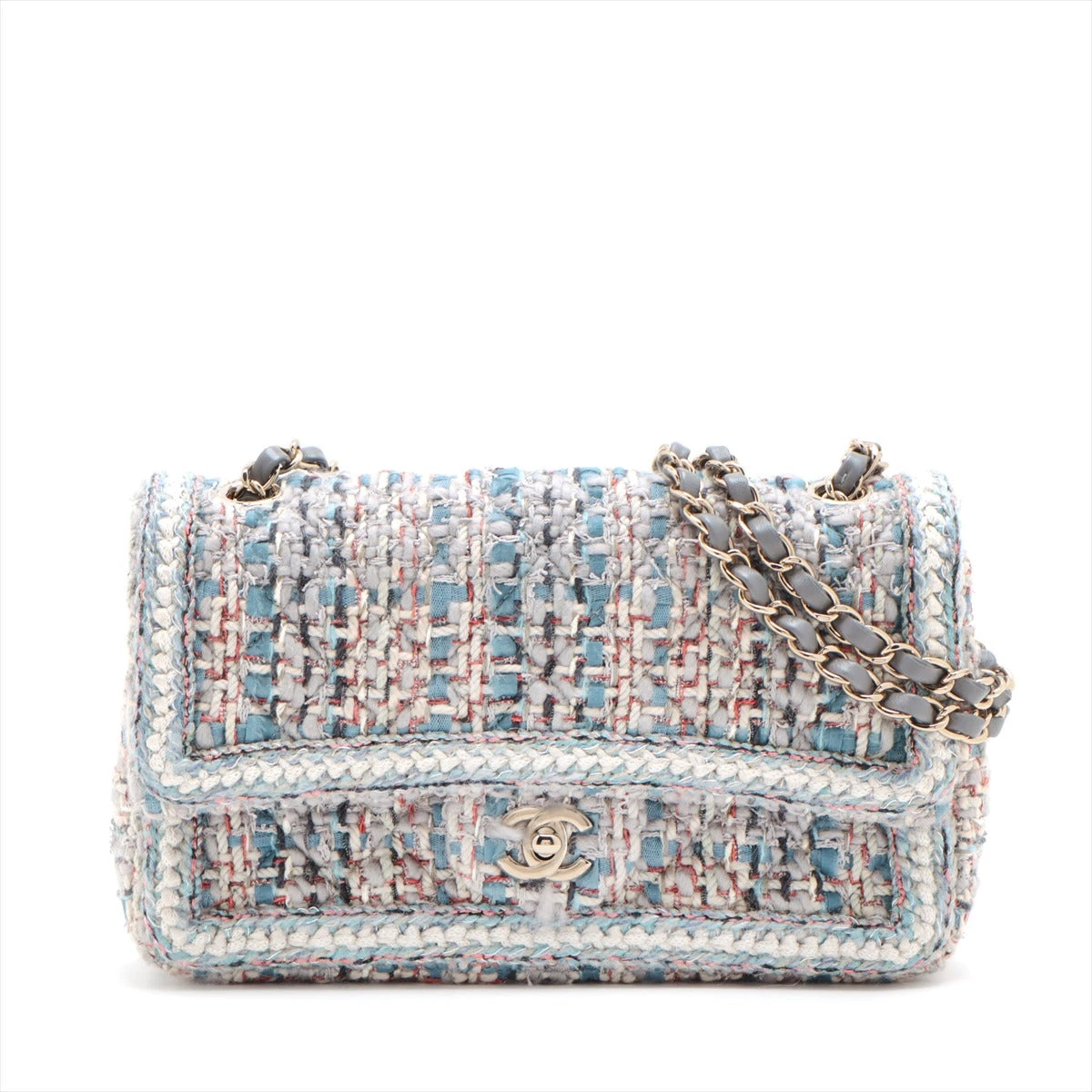 シャネル マトラッセ ツイード ショルダーバッグ ALLU銀座店 シャネル マトラッセ ツイード ショルダーバッグ ALLU銀座店