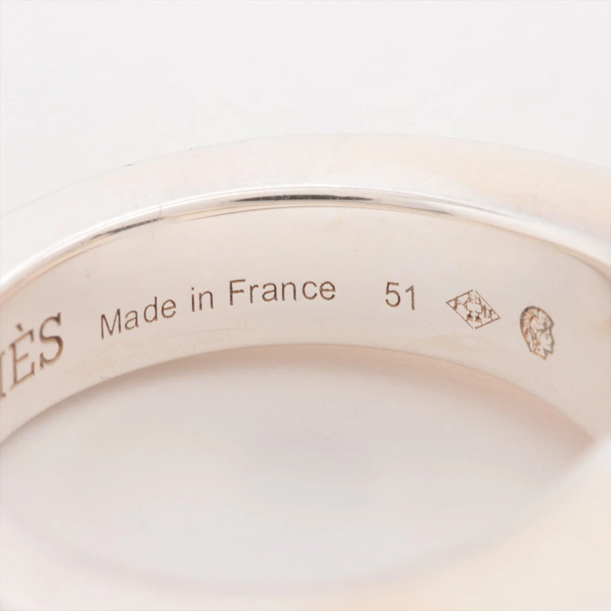 エルメス クルードフォルジュ リング 51 925 12.0g シルバー AH020553 