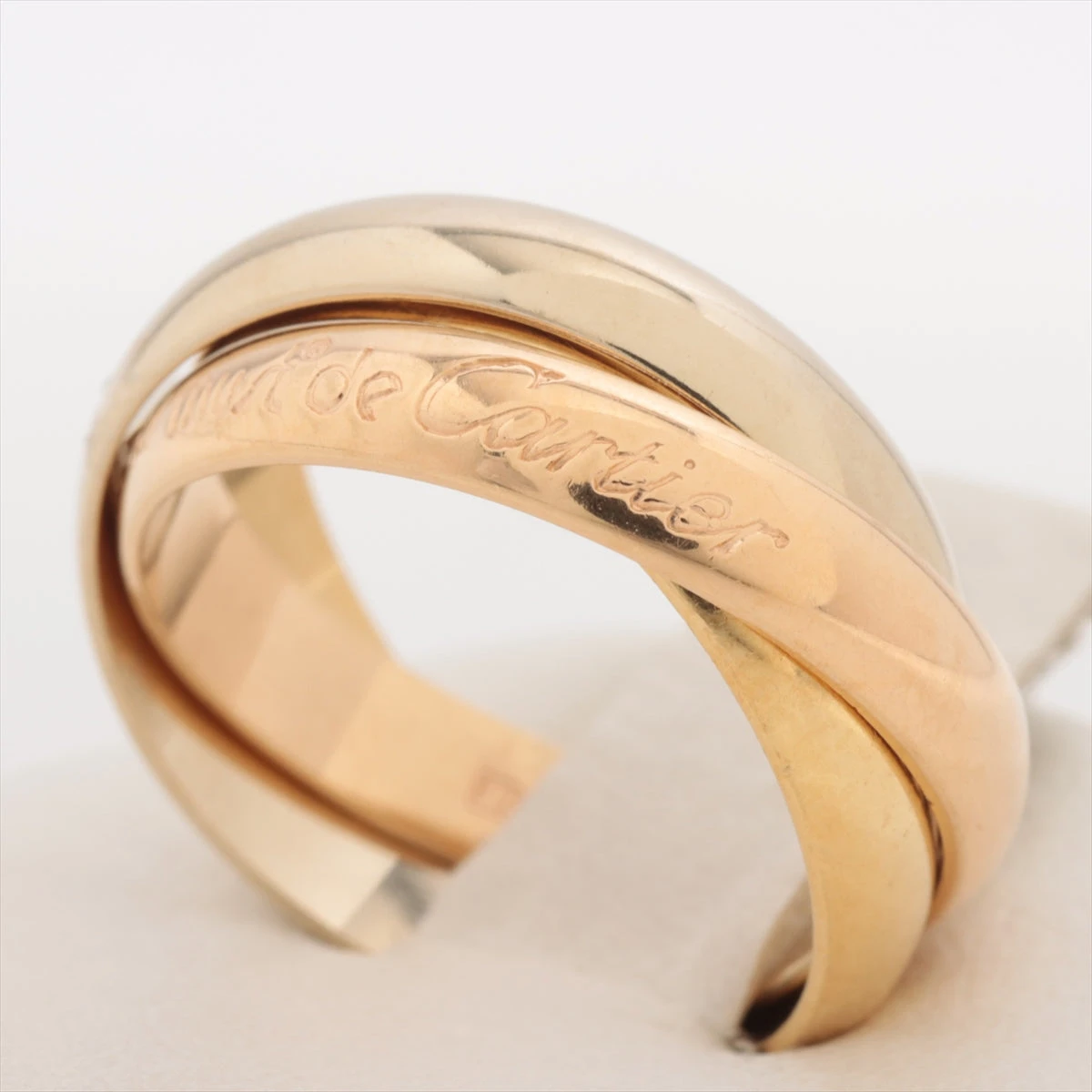 カルティエトリニティリング 750YG/WG/PG 50号(9.5号位)
