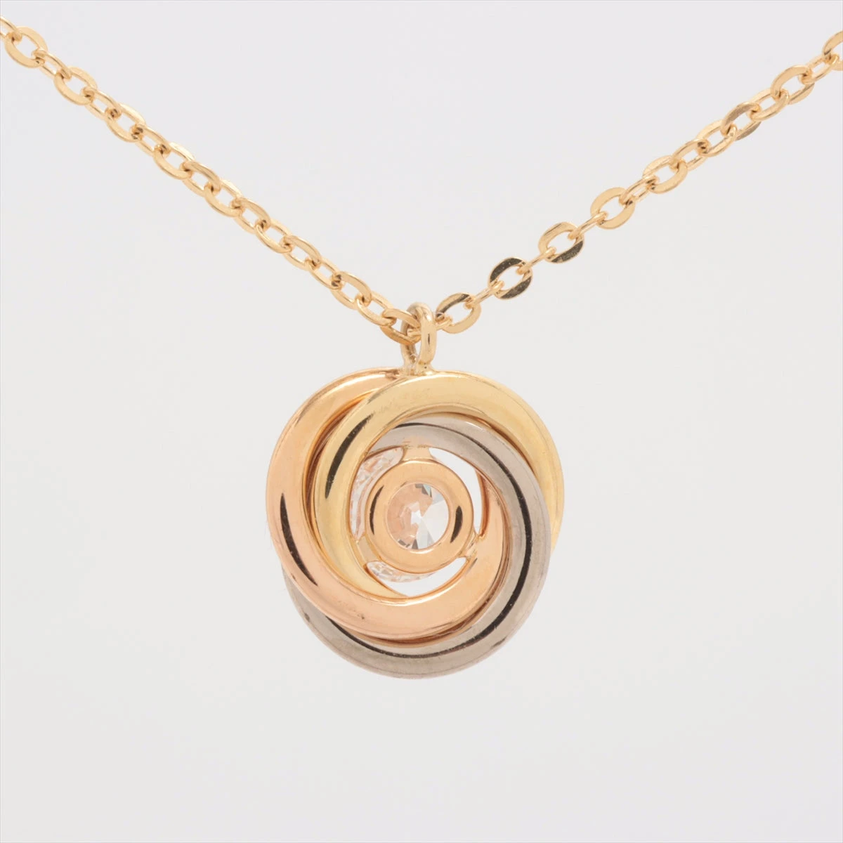 カルティエ トリニティ ドゥ カルティエ ダイヤ ネックレス 750