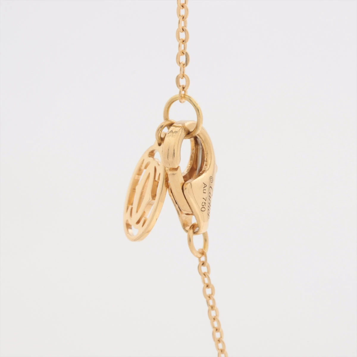 カルティエ トリニティ ドゥ カルティエ ダイヤ ネックレス 750(YG×PG