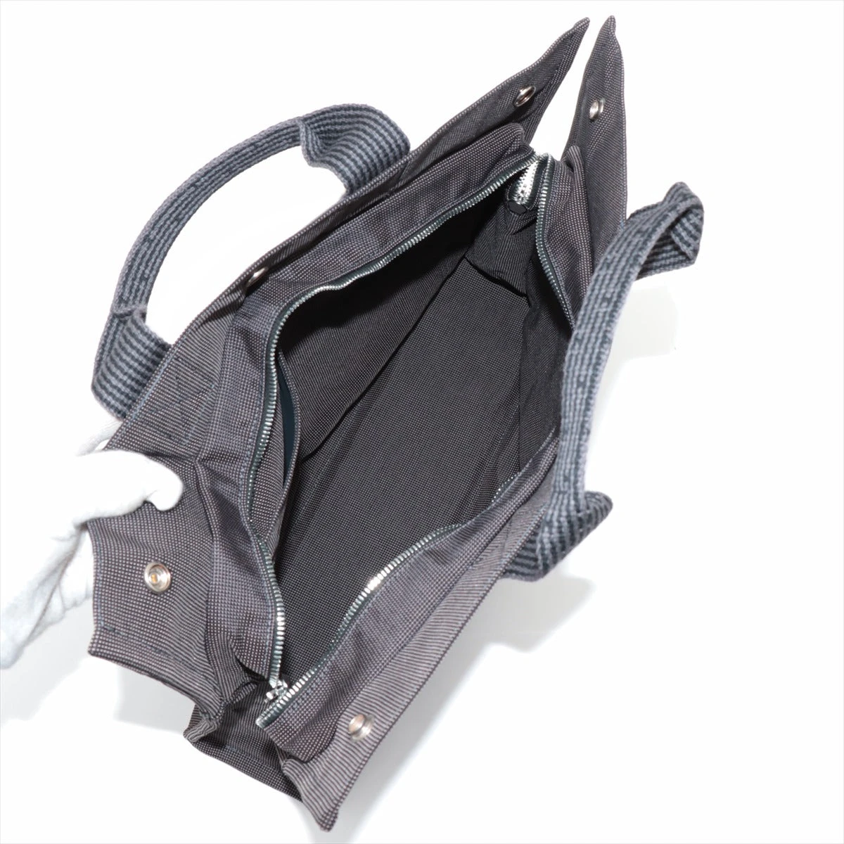 エルメス フールトゥGM キャンバス グレーフォンセ シルバー金具