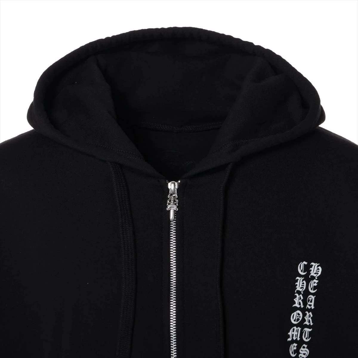 【未使用】クロムハーツ　パーカー　ブラック　Lサイズ 超美品】Chrome Hearts クロムハーツ パーカー Lサイズ 黒
