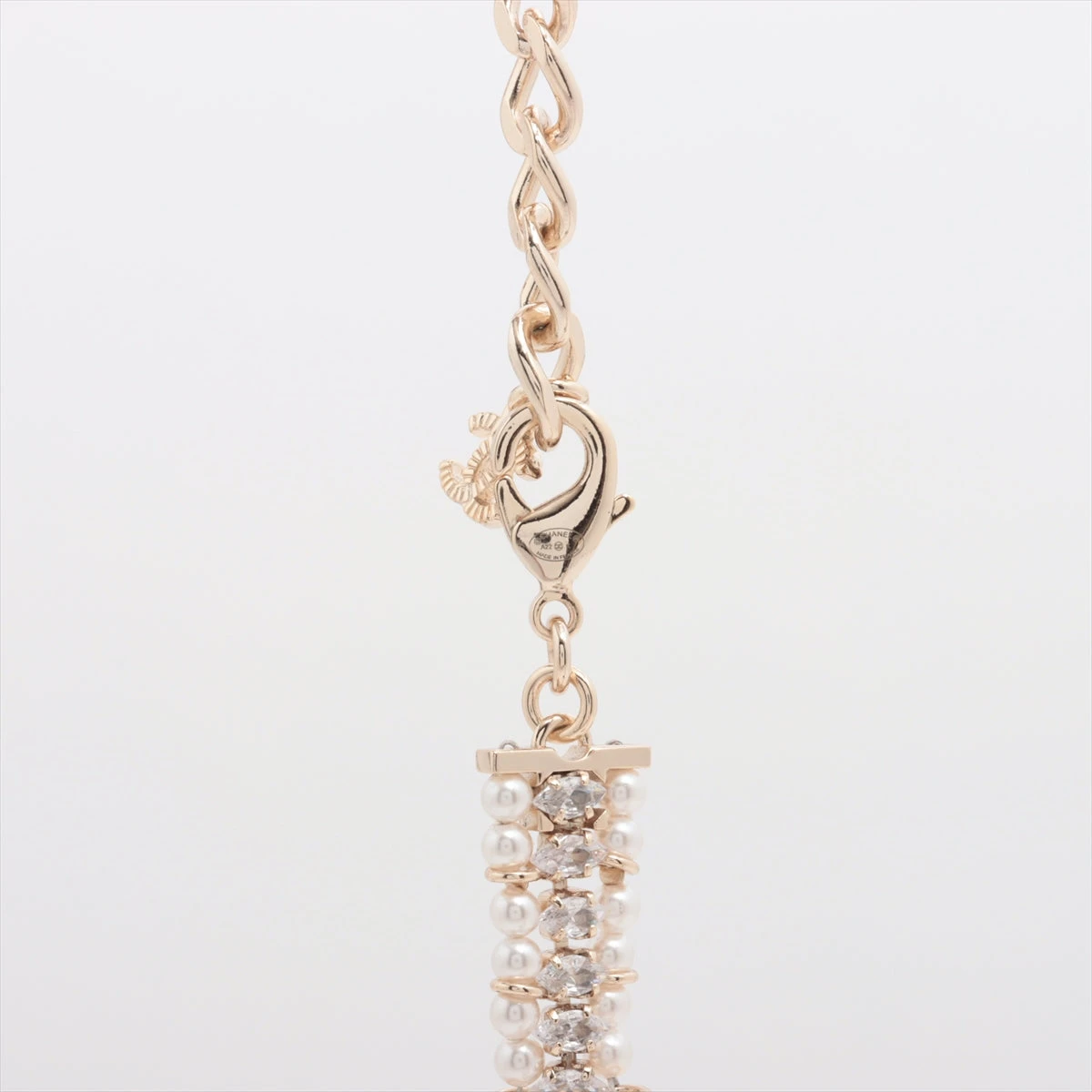 シャネル ココマーク A22K チョーカー GP×ラインストーン×フェイク