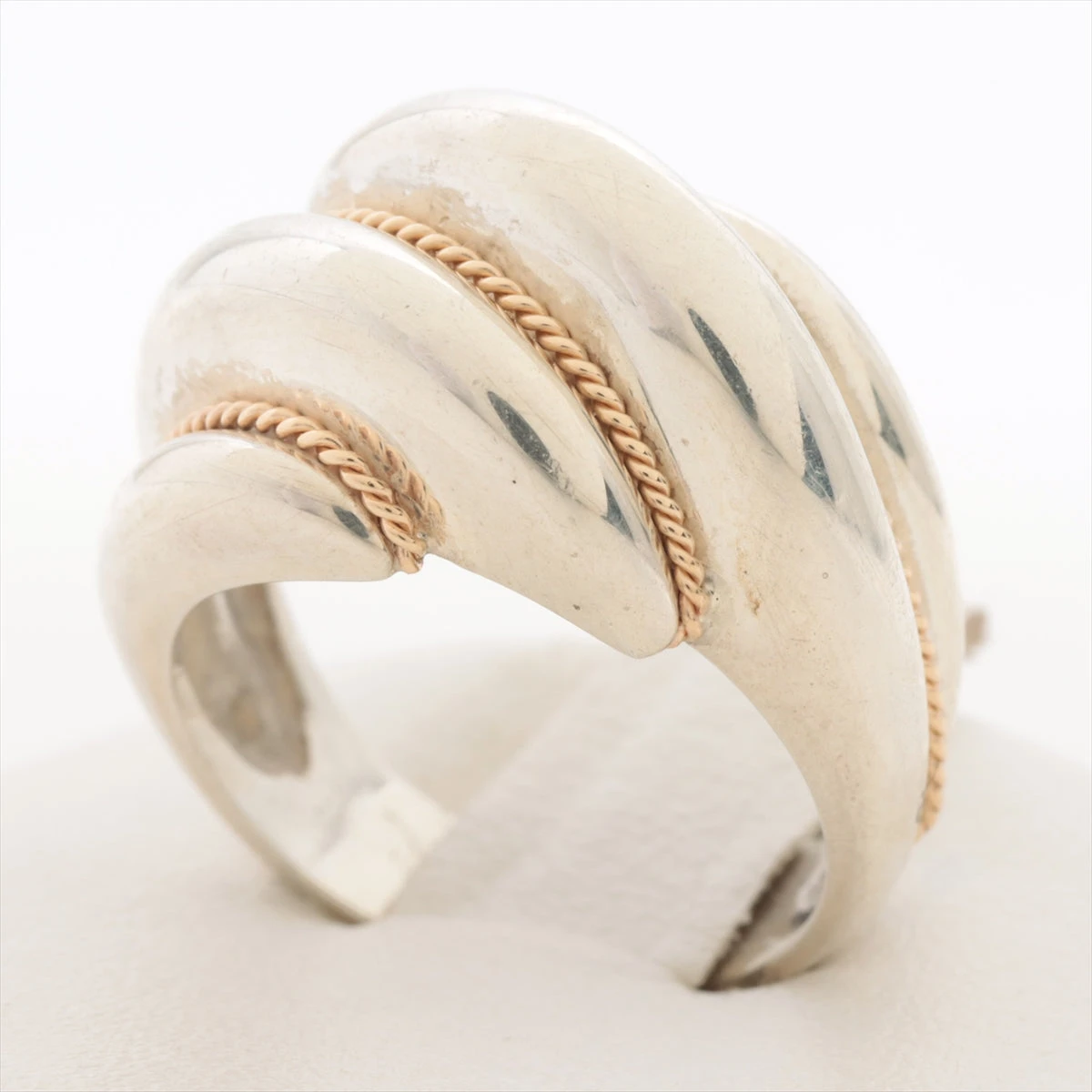 ティファニーツイストコンビリング　9号　新品仕上げ　無傷未使用に近い 中古・古着通販】TIFFANY & Co. (ティファニー) ツイストトルネード