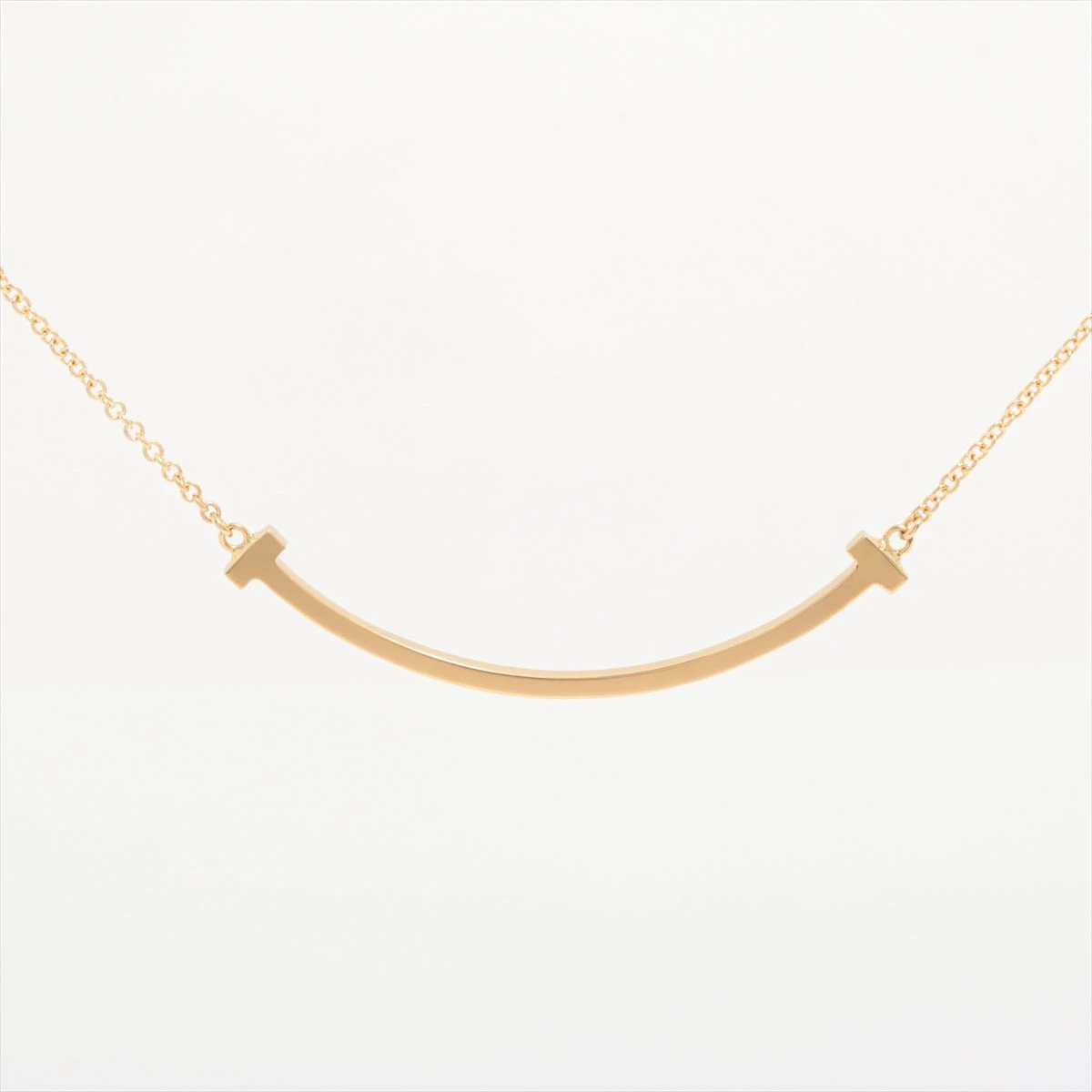 Tiffany & Co. ネックレス　Tスマイル　スモール　ゴールド　YG 楽天市場】T【TIFFANY.Co】 Tスマイルスモールペンダント AU750