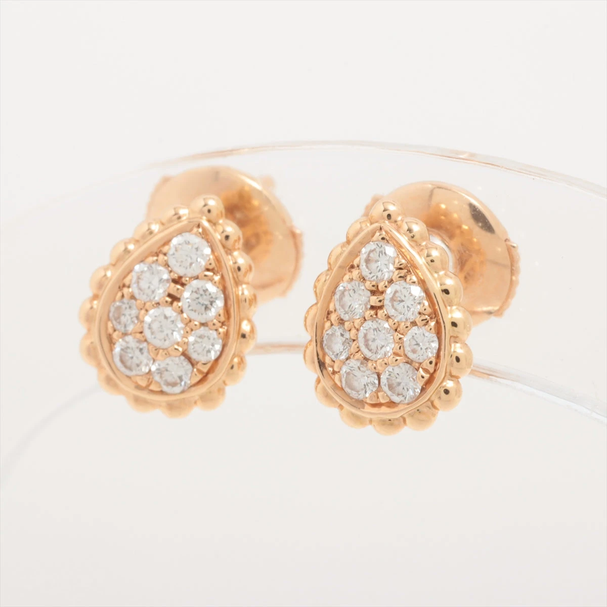 ブシュロン セルパンボエム ダイヤ ピアス 750(PG) 2.2g 片側