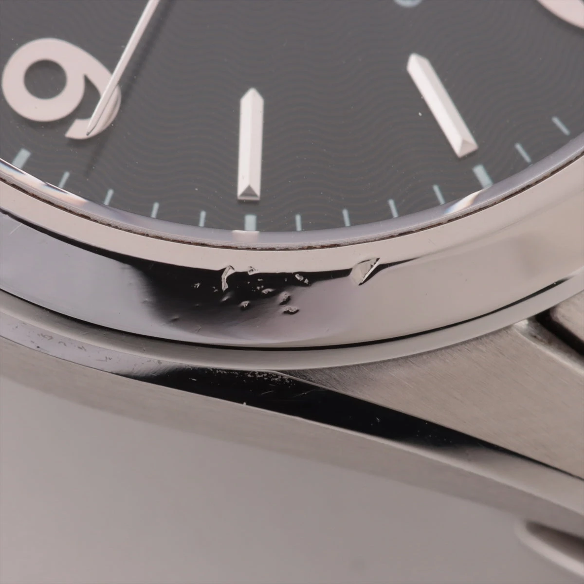 グランドセイコー SBGF011 SS QZ 黒文字盤 あまりごま3 8J55-0010