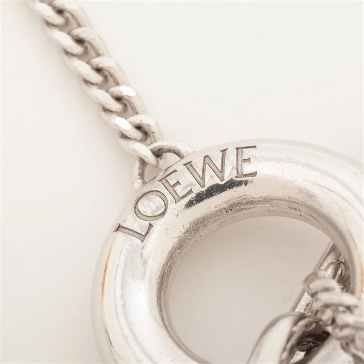 ロエベ アナグラム ラリアットネックレス 925 15.4g シルバー A3060847