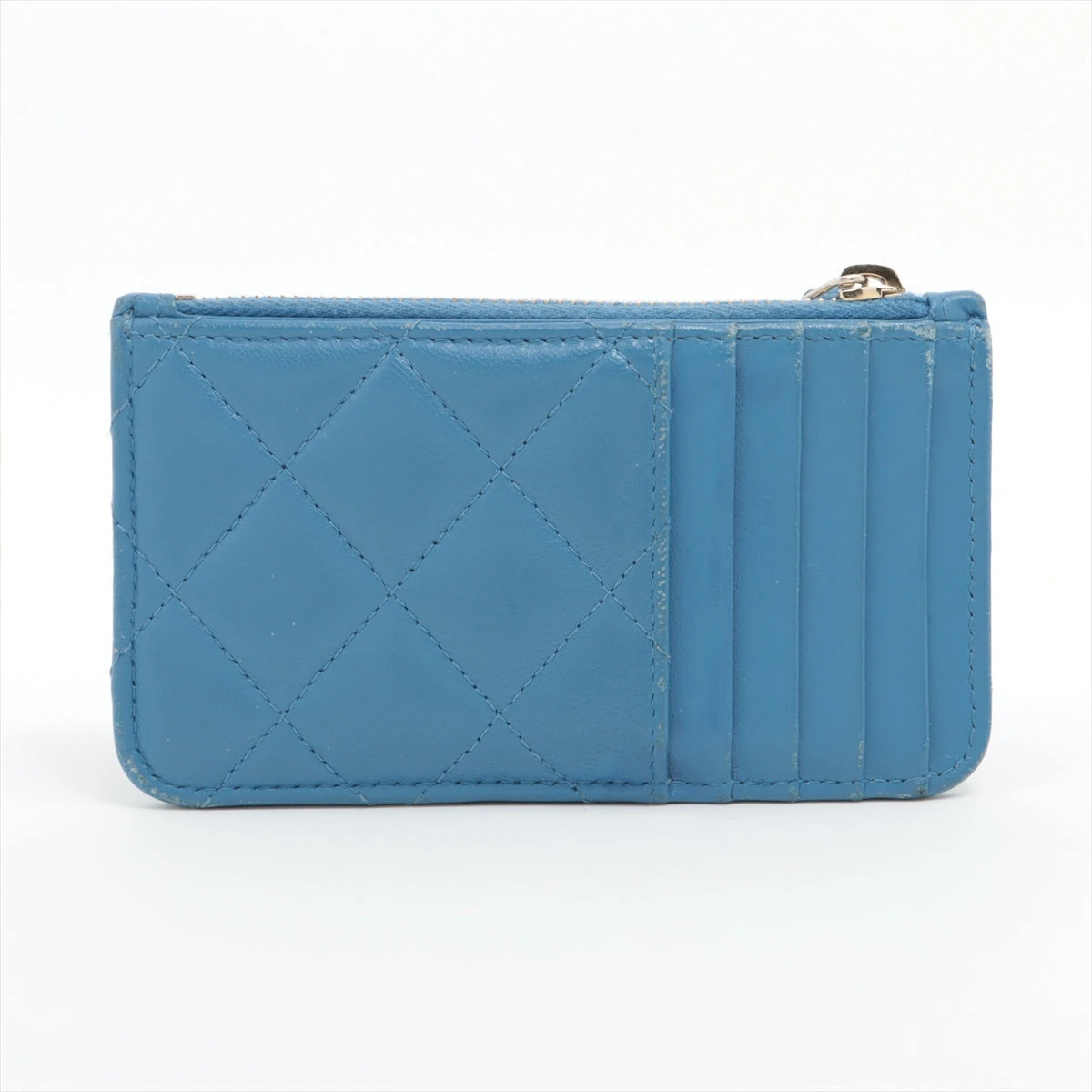 【王道】CHANEL 25s コインケース ブルー ブルー（青）系 CHANEL(シャネル) コインケース・小銭入れ