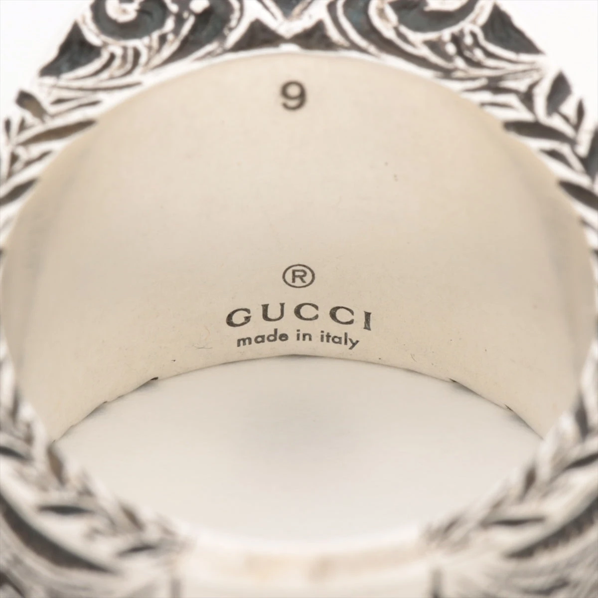 美品　グッチ　リング　GGマーモント　アラベスク　925 GUCCIリングアラベスクマーモントシルバー925