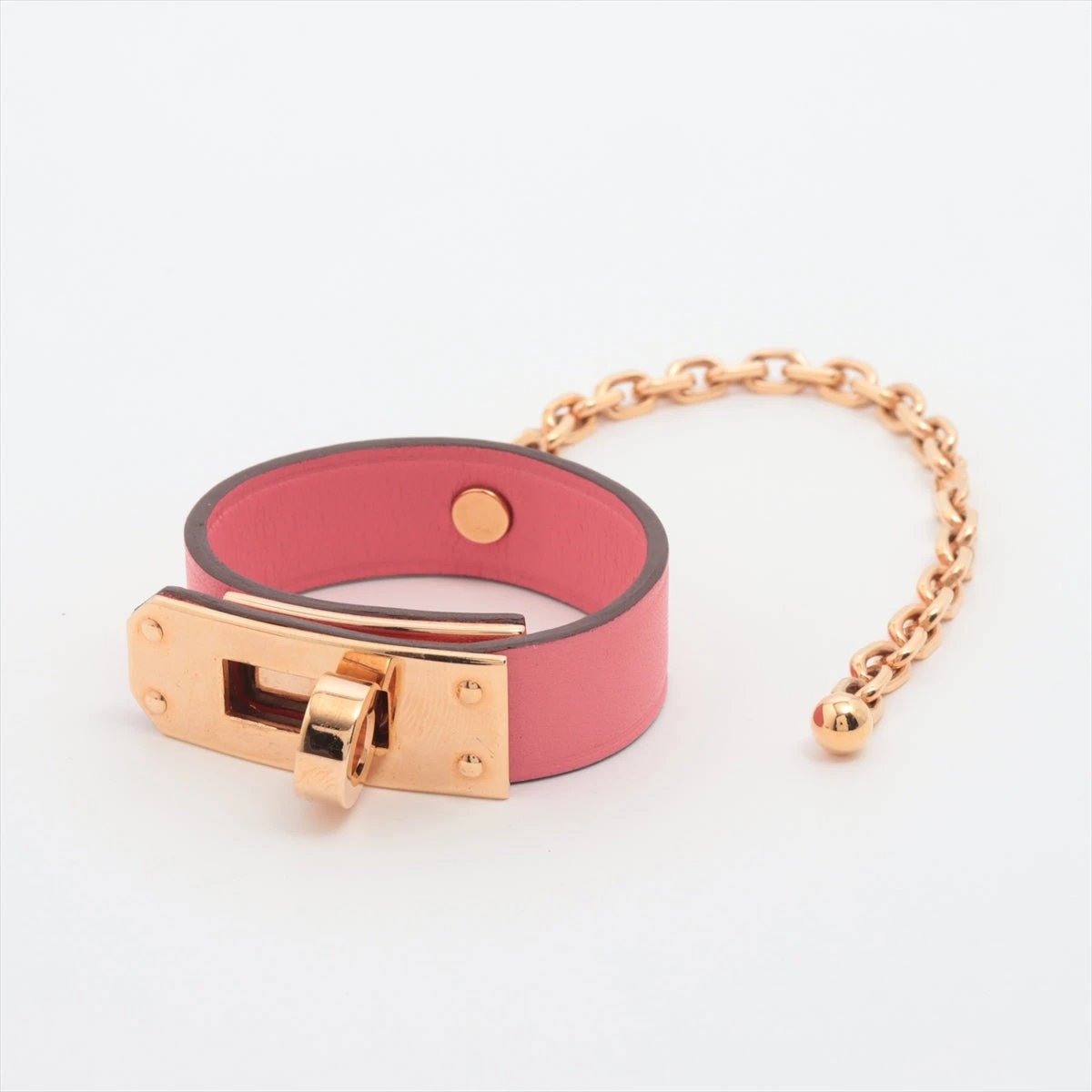 エルメス ケリー グローブホルダー GP×革 ピンク A3062915｜中古