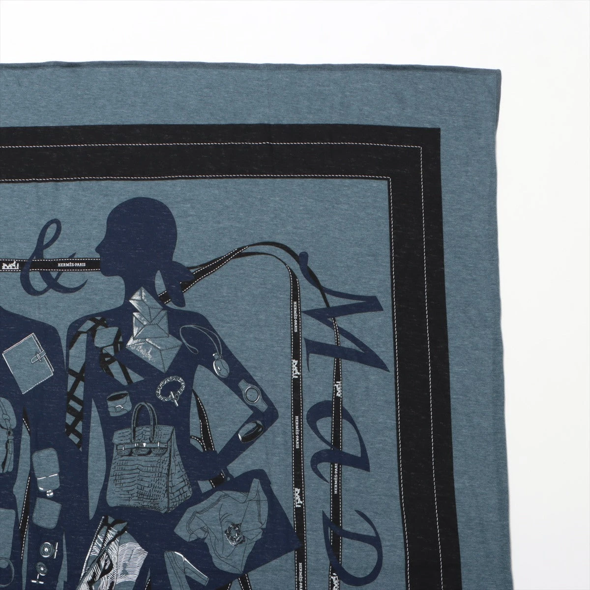 HERMES Monsieur et Madame スカーフ エルメス スカーフ コットン Monsieur et Madame ムッシュー