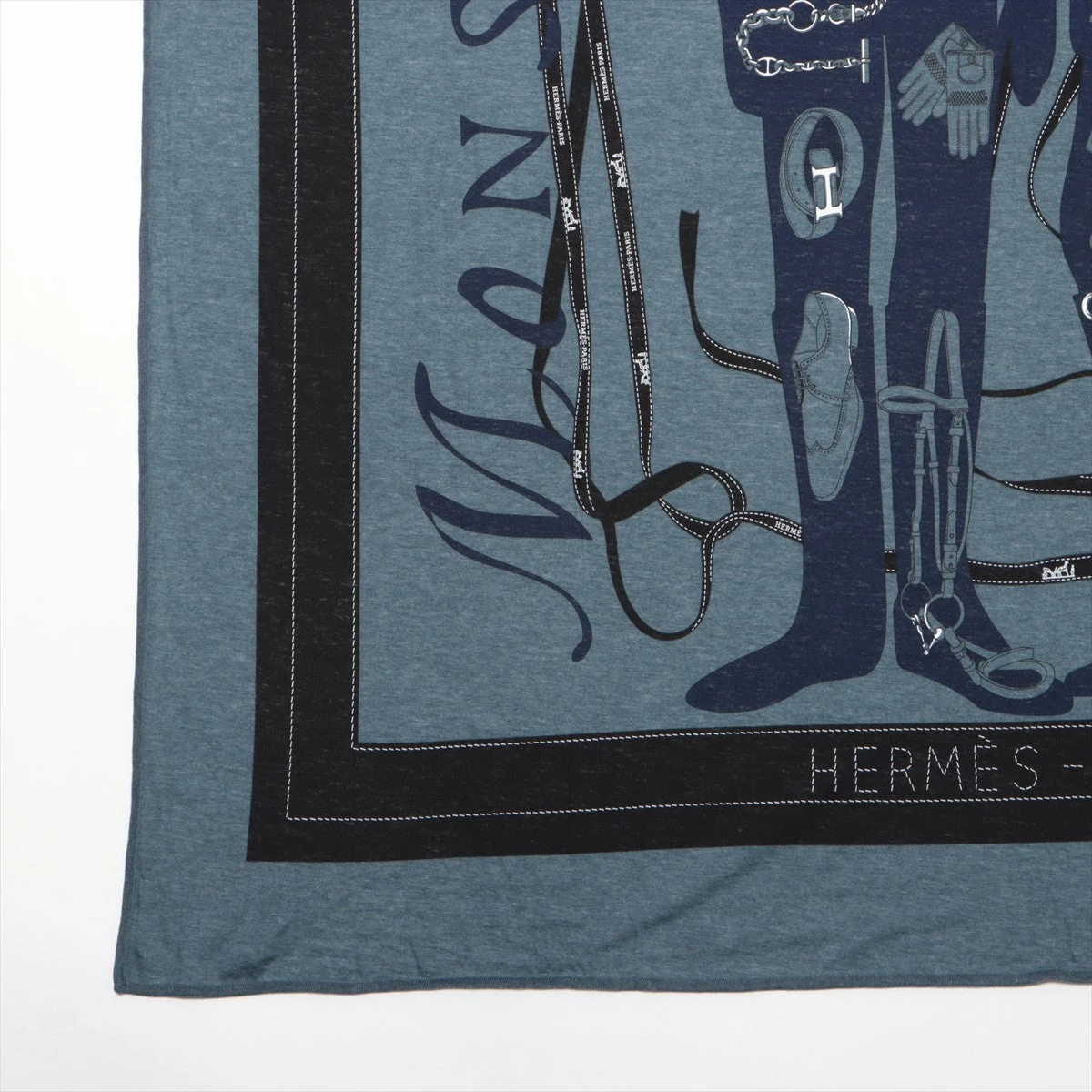 HERMES Monsieur et Madame スカーフ Hermes Silk Scarf Monsieur et Madame - My Little Hermes
