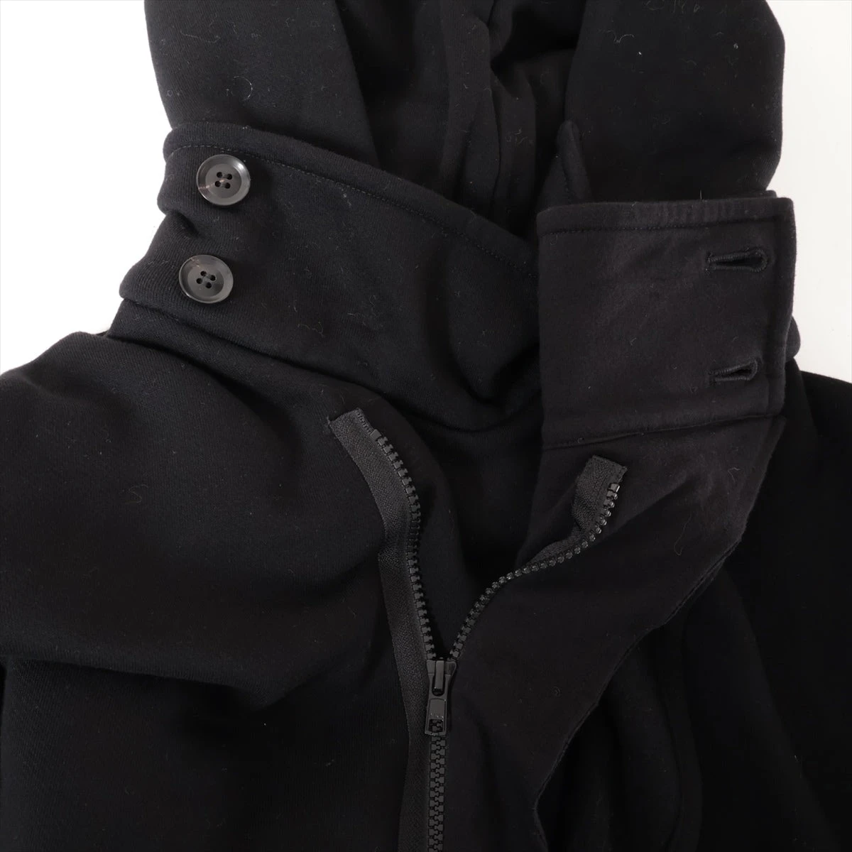 ヨウジヤマモト コットン ジャケット 2 レディース ブラック B Yohji