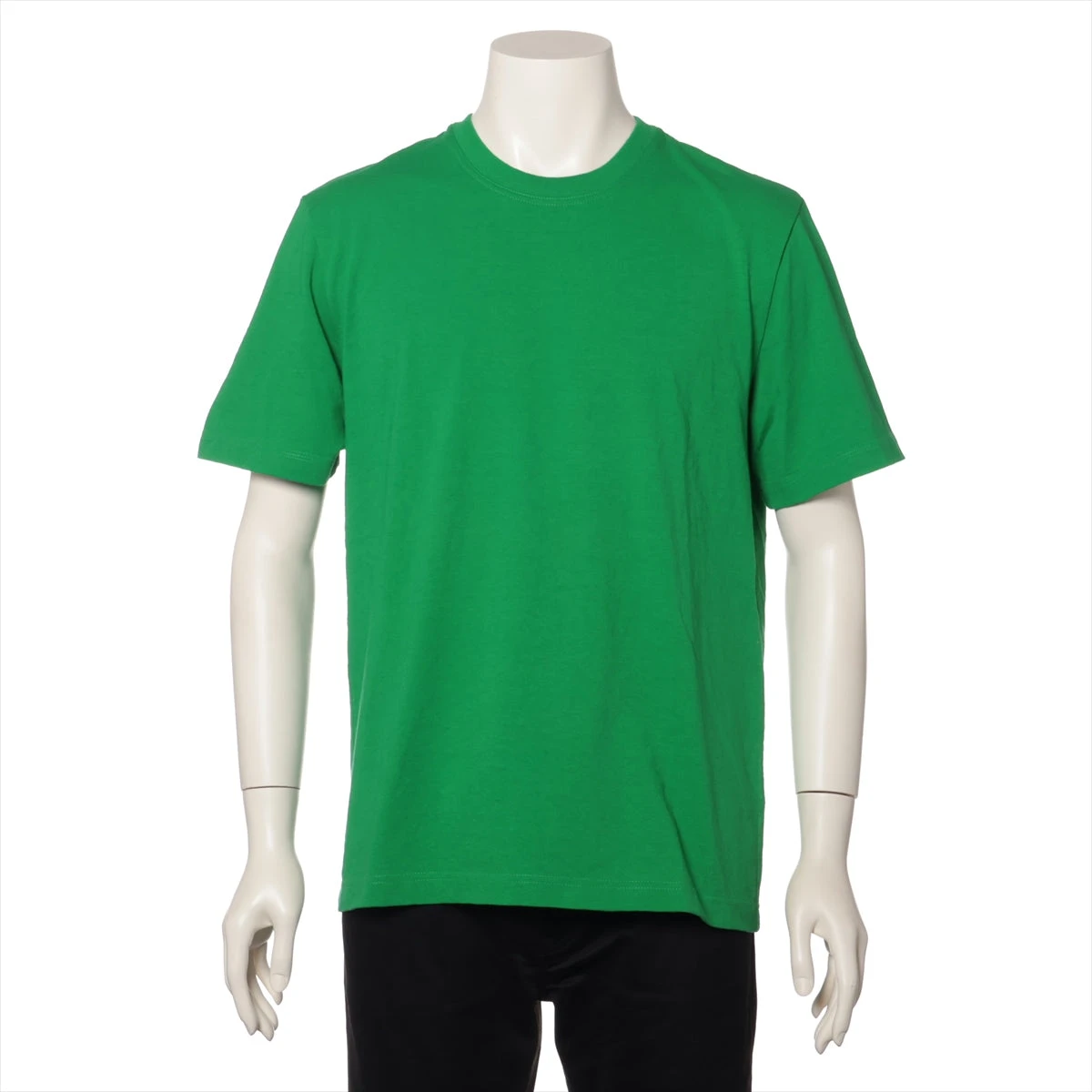 【関税込み】Bottega Veneta グリーン コットン Tシャツ ボッテガヴェネタ 21年 コットン Tシャツ M メンズ グリーン