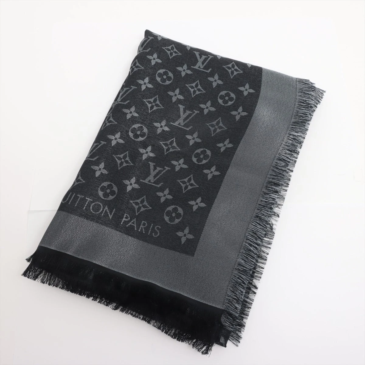 ルイヴィトン ダミエ・ソバージュ エシャルプ スモーキング シルク