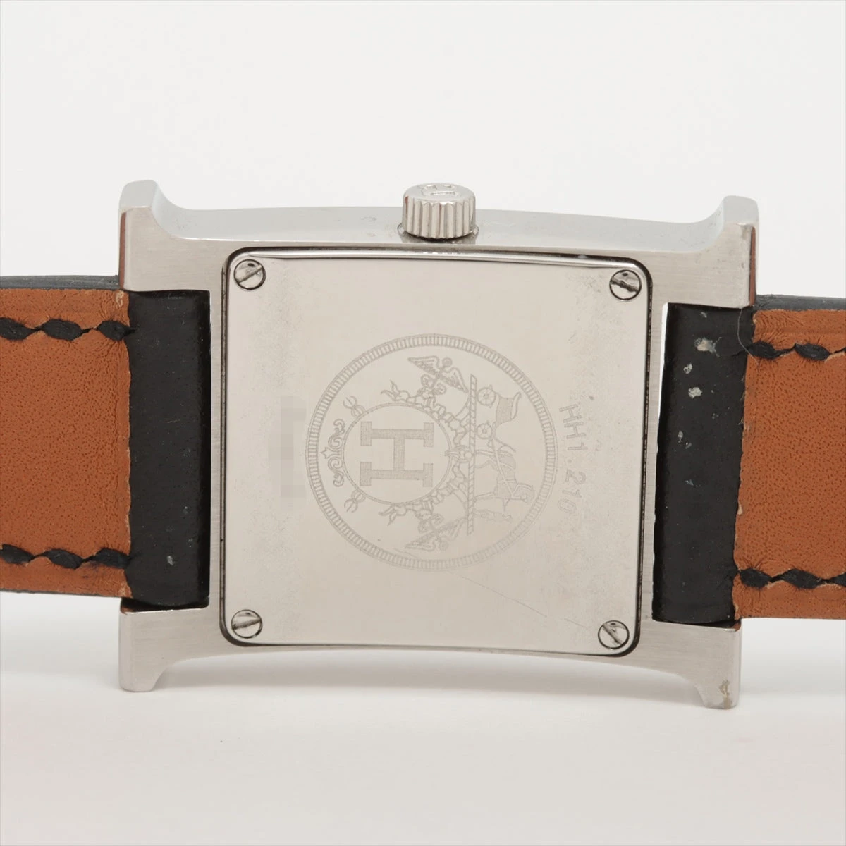 美品☆エルメス時計　Hシルバー エルメス Hウォッチ HH1.230 シルバー レディース 時計 【中古